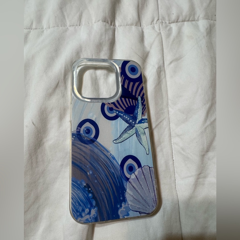 Blue Ocean-Themed iPhone 15 pro case